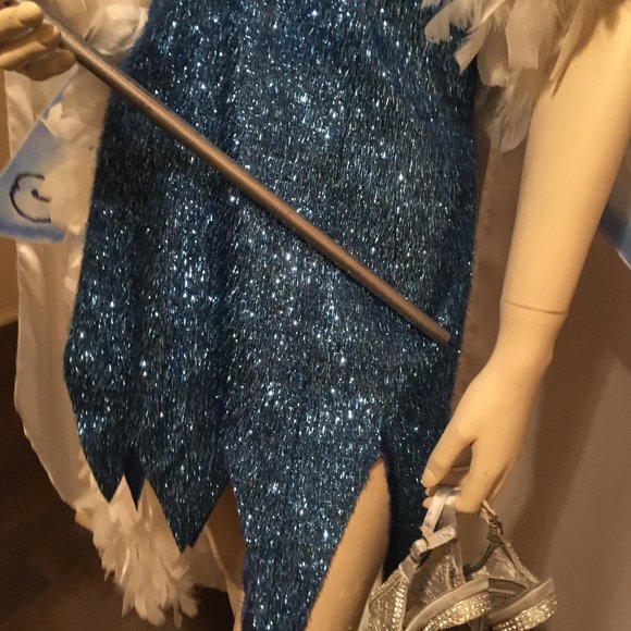 GORGEOUS vintage giant light up wings and sparkle pixie dress set! - Picture 6 of 14